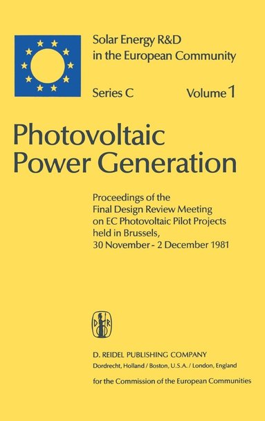 Willeke Palz - Photovoltaic Power Generation, Inbunden