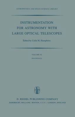 bokomslag Instrumentation for Astronomy with Large Optical Telescopes