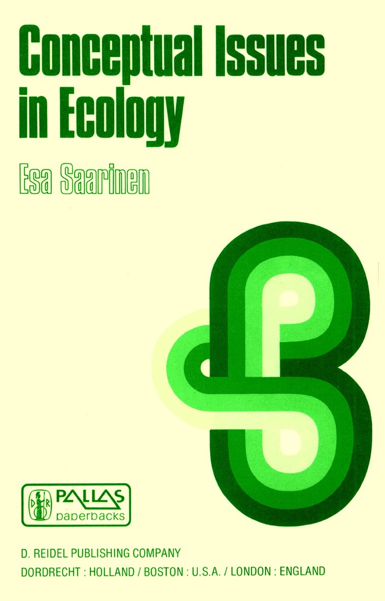 Esa. Saarinen, Esa Saarinen - Conceptual Issues in Ecology, Häftad