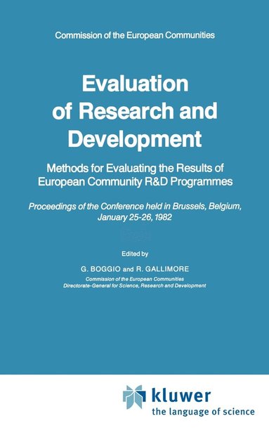 bokomslag Evaluation of Research and Development