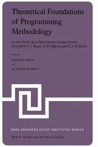 bokomslag Theoretical Foundations of Programming Methodology
