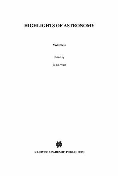 Richard M. West - Highlights of Astronomy, Inbunden