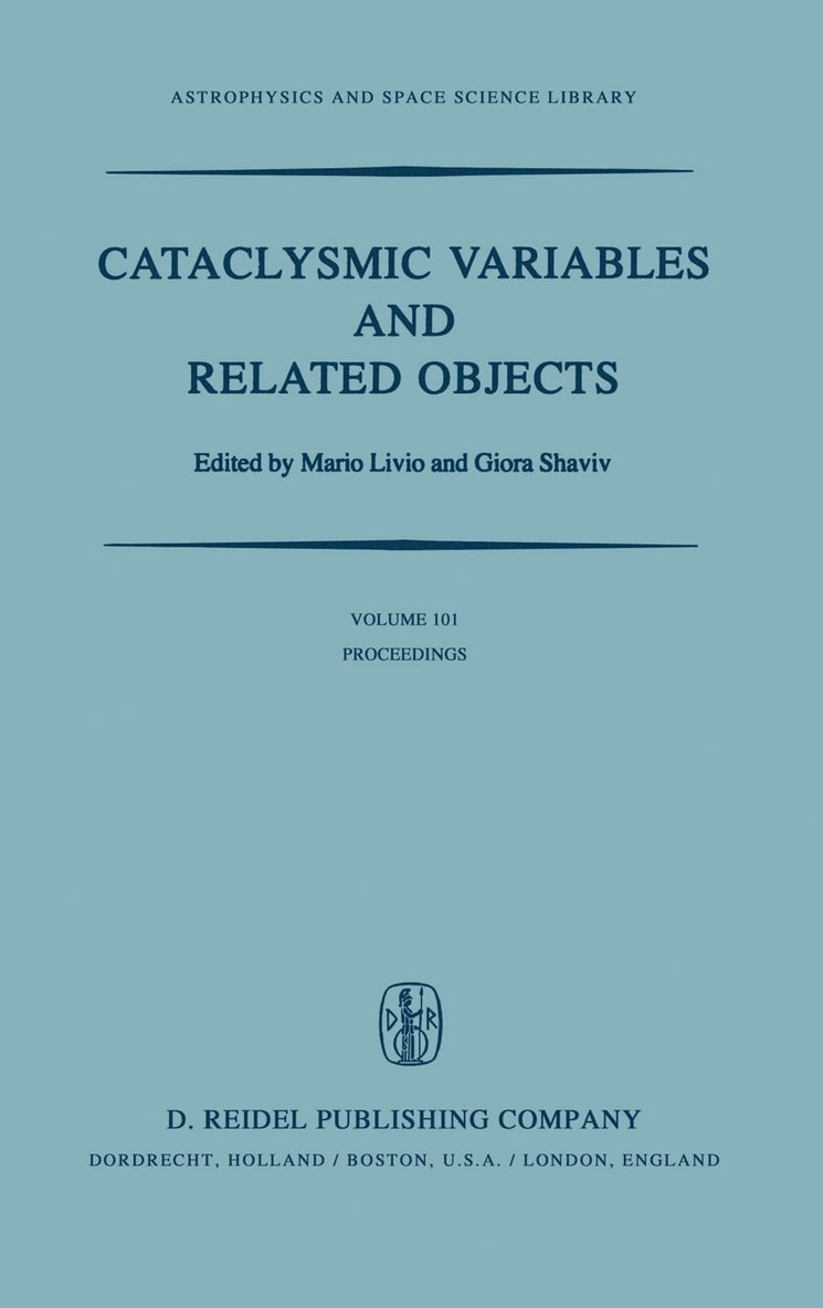 Cataclysmic Variables and Related Objects 1