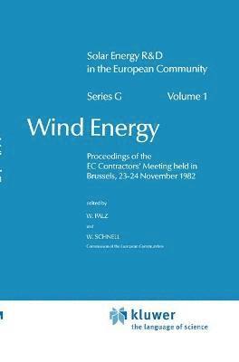 Willeke Palz, W. Schnell - Wind Energy, Inbunden