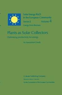 bokomslag Plants as Solar Collectors: Optimizing Productivity for Energy