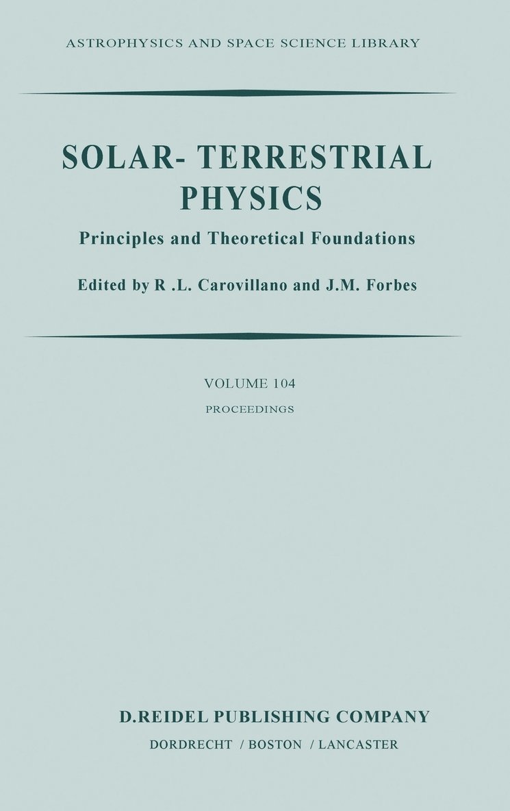 Solar-Terrestrial Physics 1