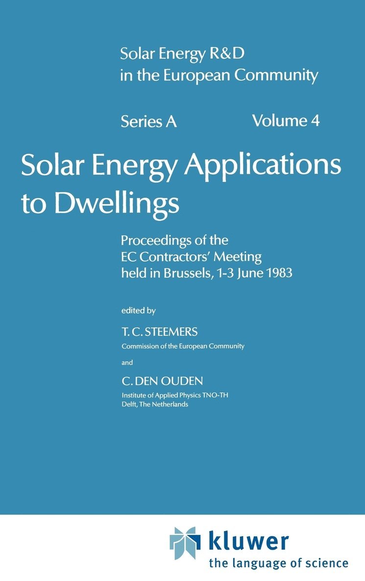 Solar Energy Applications to Dwellings 1