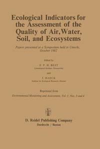 bokomslag Ecological Indicators for the Assessment of the Quality of Air, Water, Soil, and Ecosystems