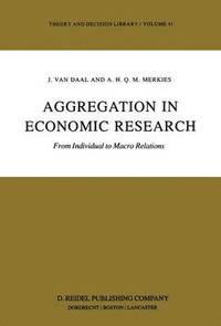 bokomslag Aggregation in Economic Research