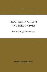 bokomslag Progress in Utility and Risk Theory