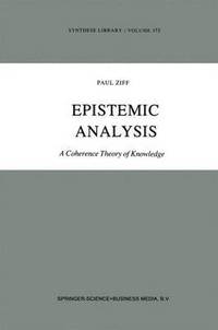 bokomslag Epistemic Analysis