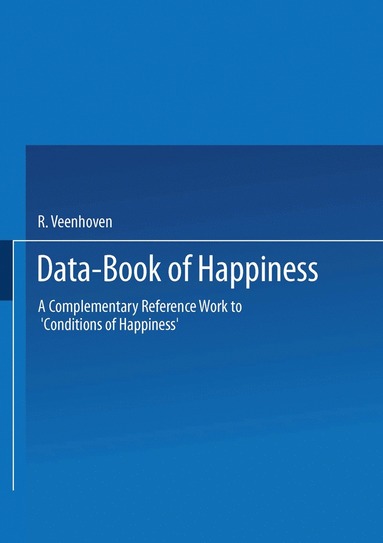 bokomslag Data-Book of Happiness