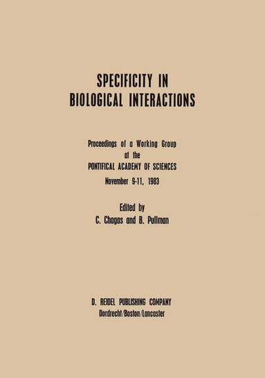 bokomslag Specificity in Biological Interactions