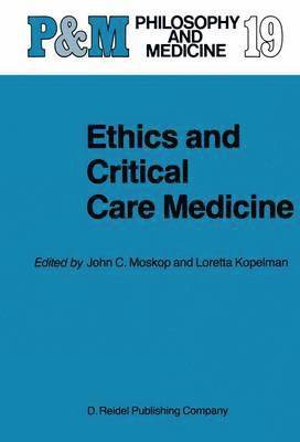 bokomslag Ethics and Critical Care Medicine