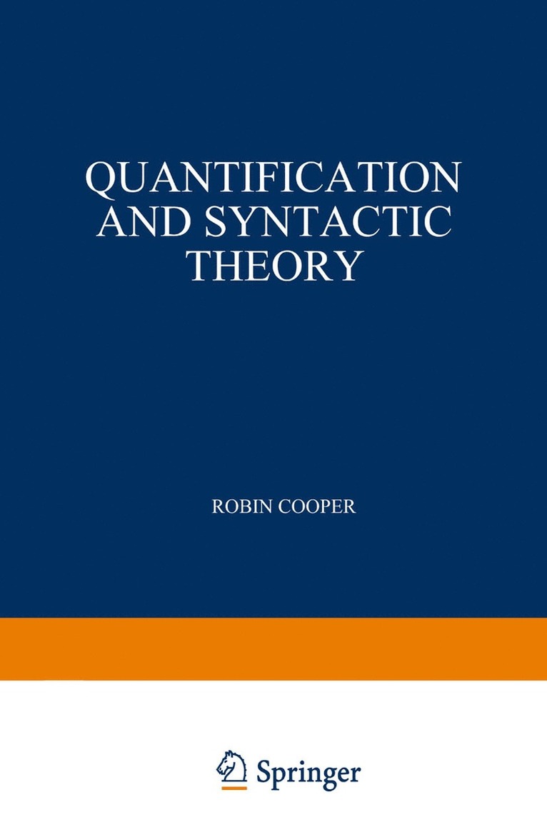 Quantification and Syntactic Theory 1