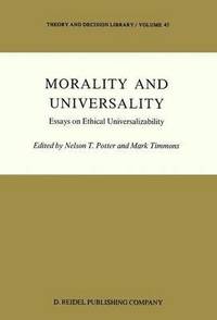 bokomslag Morality and Universality