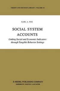 bokomslag Social System Accounts