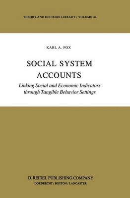 bokomslag Social System Accounts