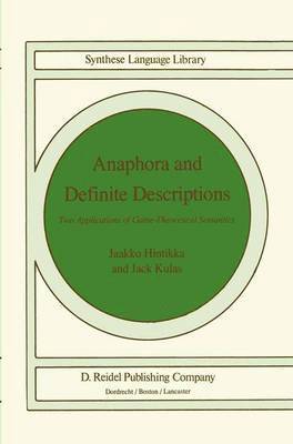 Anaphora and Definite Descriptions 1