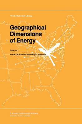 Geographical Dimensions of Energy 1