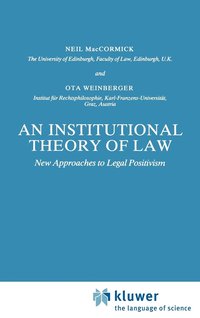 bokomslag An Institutional Theory of Law
