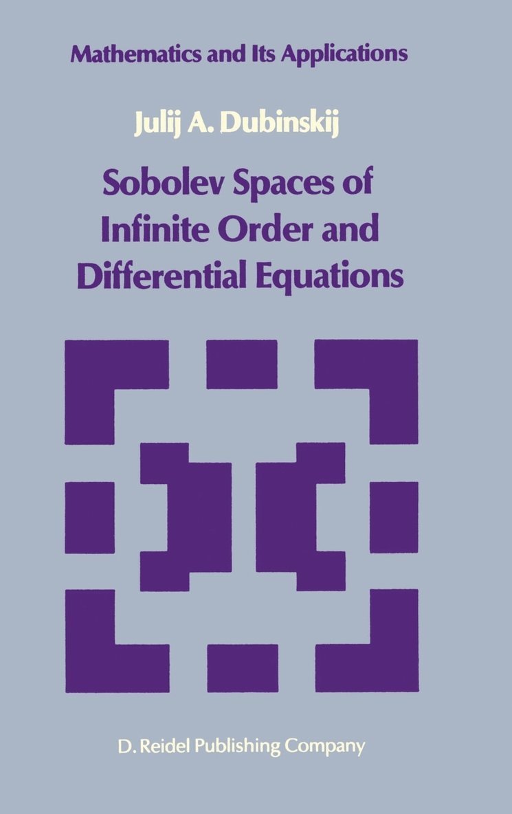 Sobolev Spaces of Infinite Order and Differential Equations 1