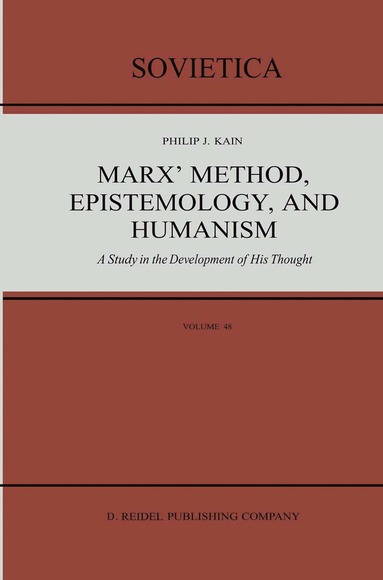 bokomslag Marx' Method, Epistemology, and Humanism