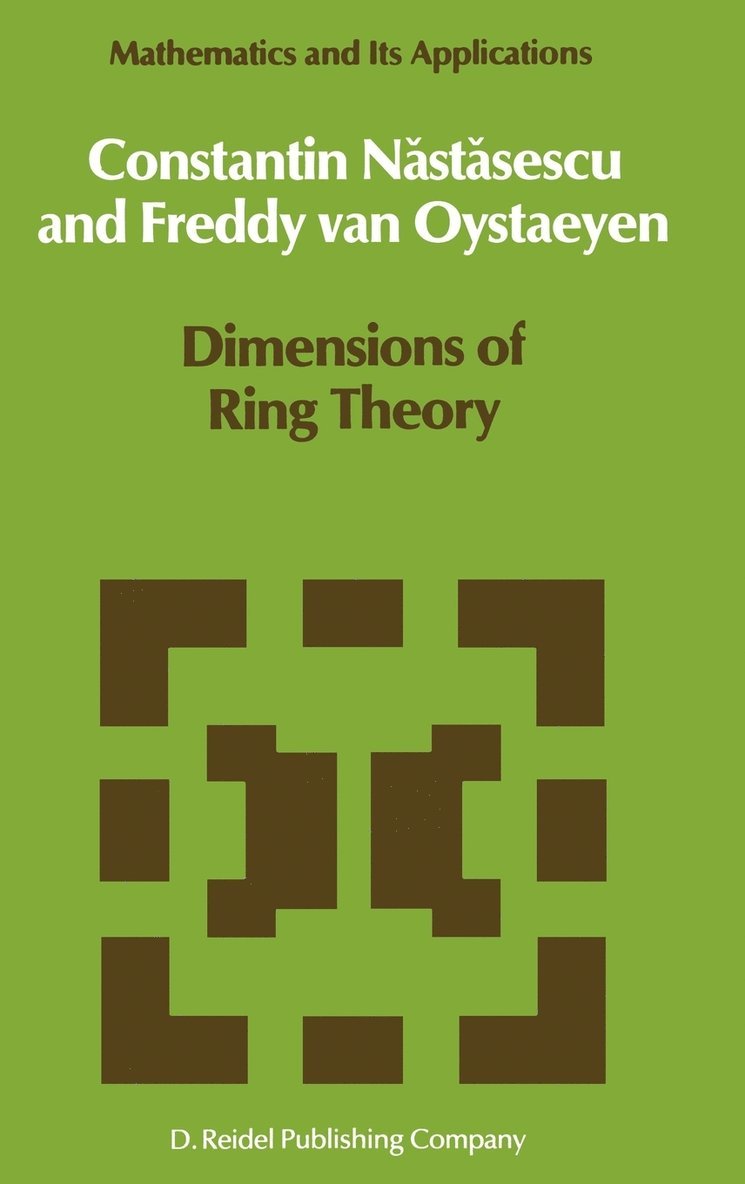 Dimensions of Ring Theory 1