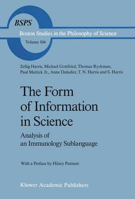 bokomslag The Form of Information in Science