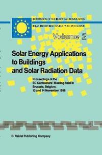bokomslag Solar Energy Applications to Buildings and Solar Radiation Data