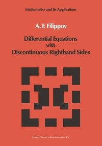 bokomslag Differential Equations with Discontinuous Righthand Sides