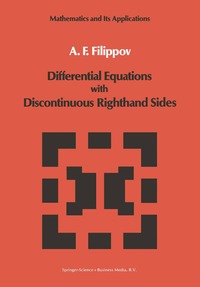 bokomslag Differential Equations with Discontinuous Righthand Sides