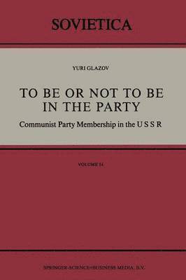 To Be or Not to Be in the Party 1