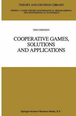 Cooperative Games, Solutions and Applications 1