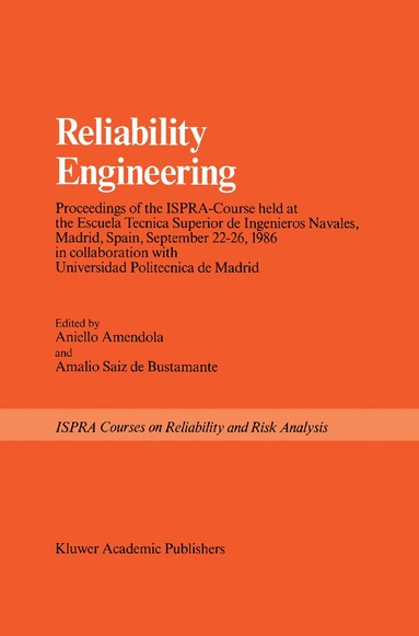 Aniello Amendola, Amalio Saiz de Bustamante - Reliability Engineering, Inbunden