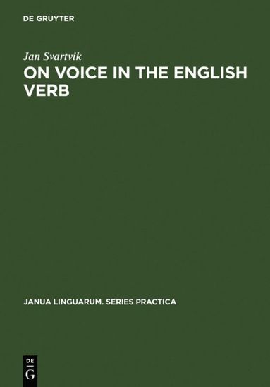 bokomslag On Voice in the English Verb