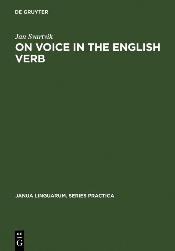 On Voice in the English Verb 1