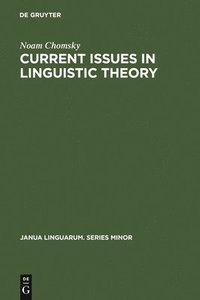 bokomslag Current Issues in Linguistic Theory