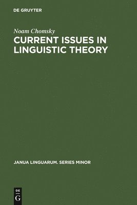 bokomslag Current Issues in Linguistic Theory