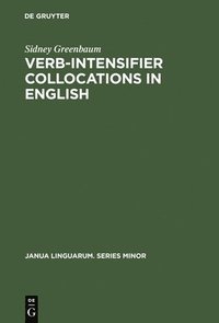 bokomslag Verb-Intensifier Collocations in English