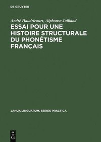 bokomslag Essai Pour Une Histoire Structurale Du Phontisme Franais