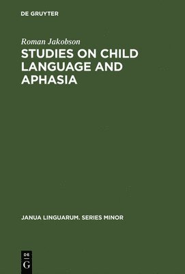 bokomslag Studies on Child Language and Aphasia