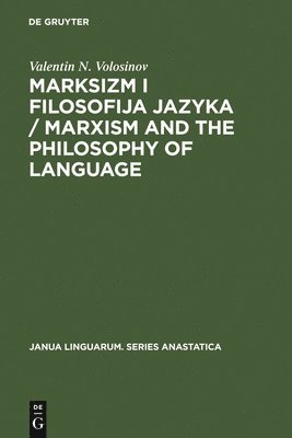 bokomslag Marksizm i filosofija Jazyka / Marxism and the Philosophy of Language