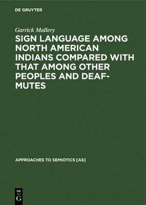 bokomslag Sign language among North American Indians compared with that among other peoples and deaf-mutes