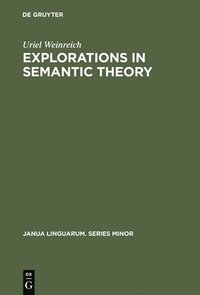 bokomslag Explorations in Semantic Theory