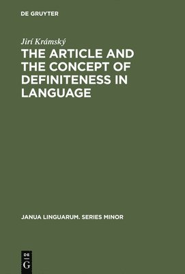 Jirí Krámský, Jirí - Article and the Concept of Definiteness in Language, Inbunden