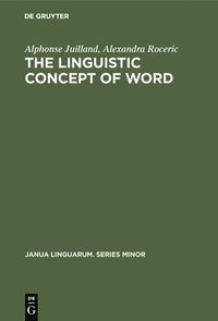 bokomslag The Linguistic Concept of Word