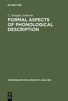 bokomslag Formal Aspects of Phonological Description
