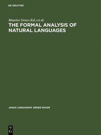 bokomslag The Formal Analysis of Natural Languages