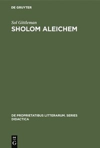 bokomslag Sholom Aleichem